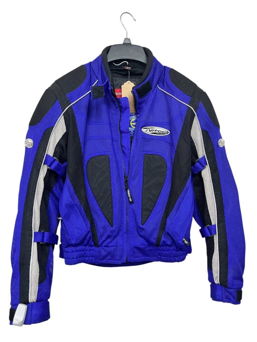 Nitro Ladies Motorcycle Large Jacket CE-Approved Armor Mesh Purple & Black